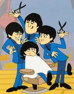 The cartoon Beatles