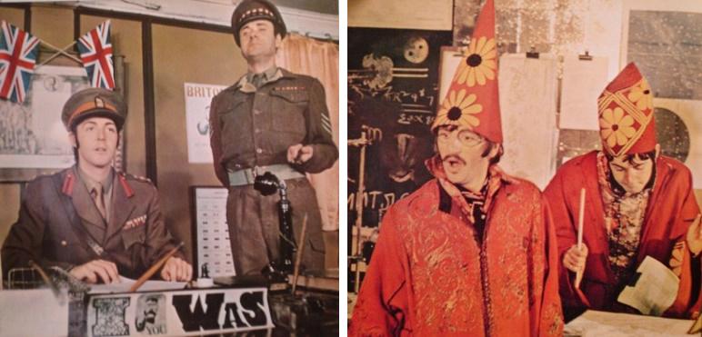 Victor Spinetti and the magicians from "Magical Mystery Tour."