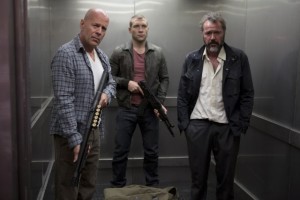 Bruce Willis, Sebastian Koch, and Jai Courtney in "A Good Day to Die Hard." © 2012 - Twentieth Century Fox.