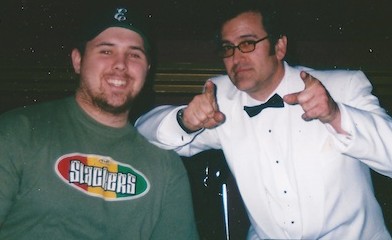 Bruce Campbell and author Dane Jackson.