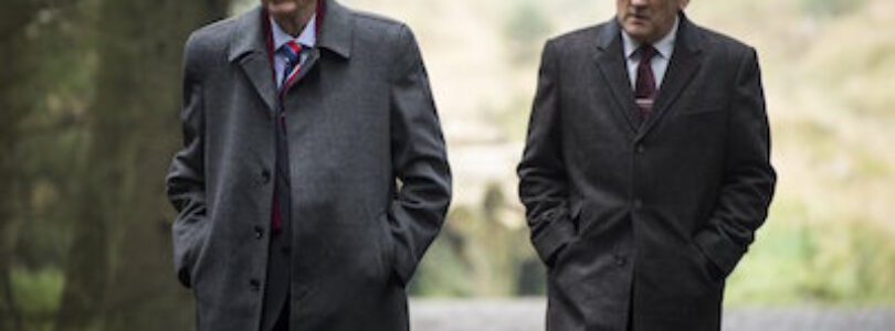 Colm Meaney and Timothy Spall in The Journey.