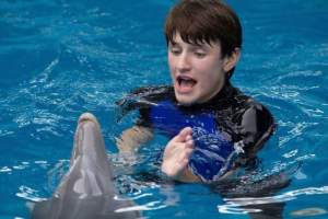 Nathan Gamble in "Dolphin Tale 2." Photo by Wilson Webb - © 2013 Alcon Entertainment, LLC. All Rights Reserved.