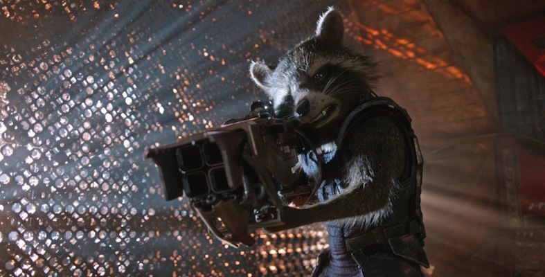 Rocket Raccoon in Guardians of the Galaxy