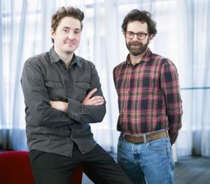 Duke Johnson and Charlie Kaufman, co-directors of Anomalisa