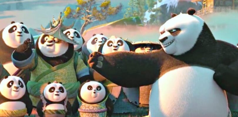Jack Black in Kung Fu Panda 3.