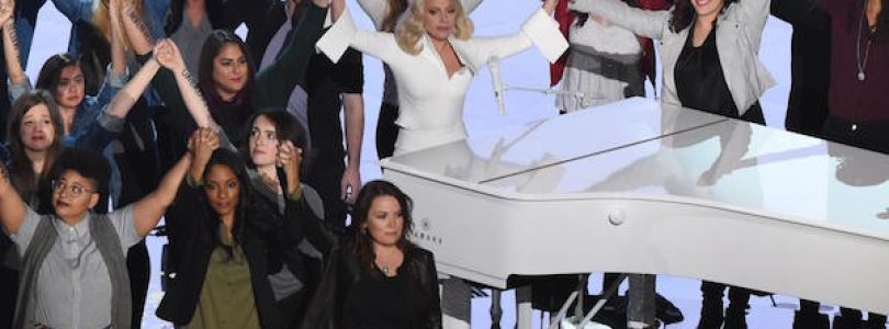 Lady Gaga performs at the 88th Oscars