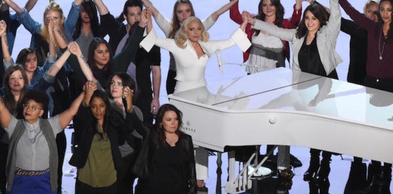 Lady Gaga performs at the 88th Oscars