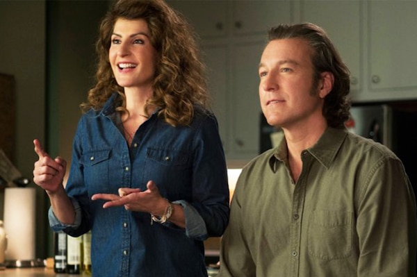 John Corbett and Nia Vardalos in My Big Fat Greek Wedding 2