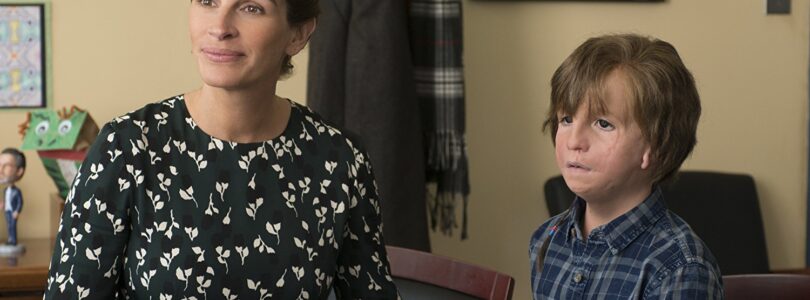 Julia Roberts and Jacob Tremblay in "Wonder."