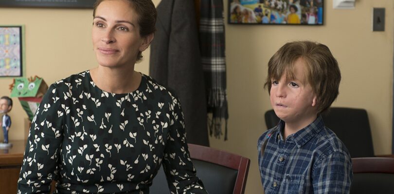 Julia Roberts and Jacob Tremblay in "Wonder."