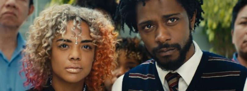 Tessa Thompson and Lakeith Stanfield Sorry to Bother You