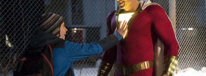 Zachary Levi and Jack Dylan Grazer in Shazam