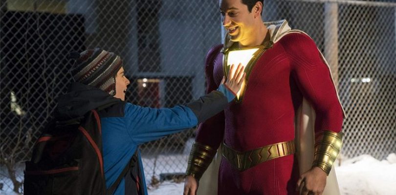 Zachary Levi and Jack Dylan Grazer in Shazam