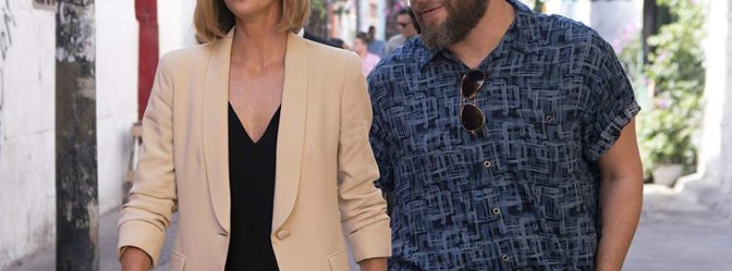 Charlize Theron and Seth Rogen in Long Shot