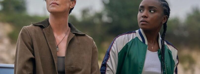 Charlize Theron and KiKi Layne in The Old Guard