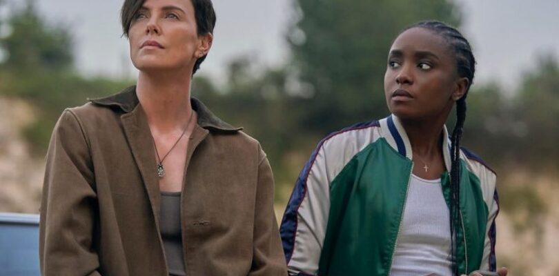 Charlize Theron and KiKi Layne in The Old Guard