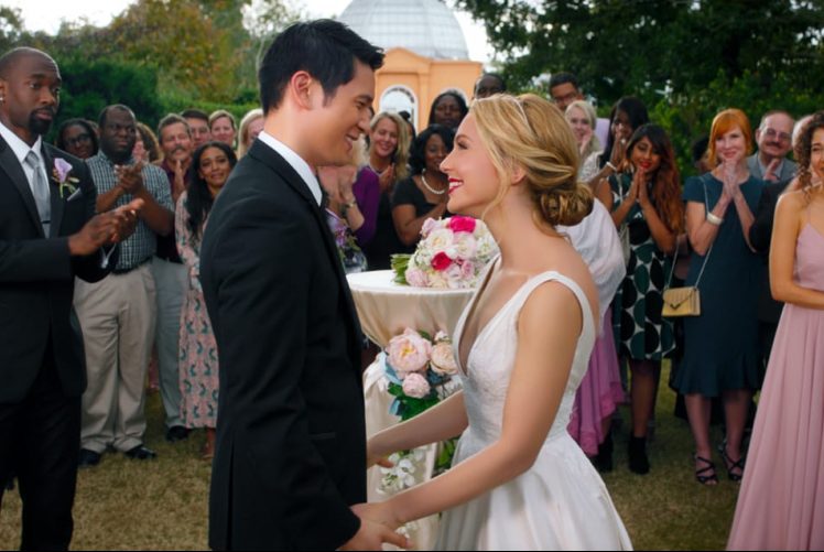 Harry Shum Jr. and Jessica Rothe in All My Life