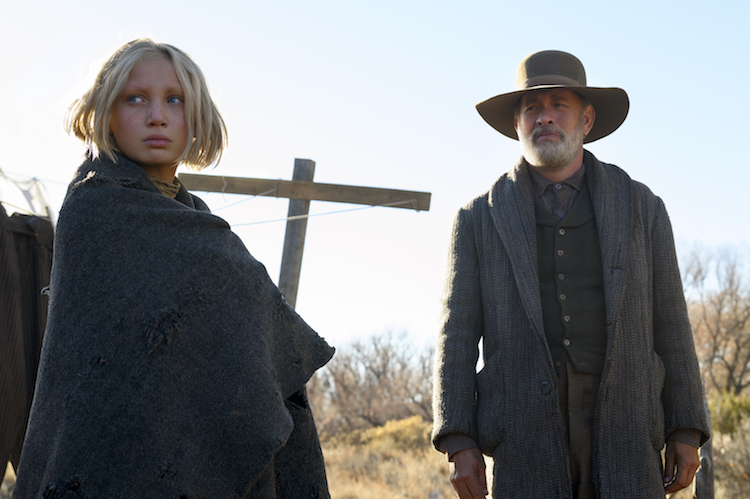 Helena Zengel and Tom Hanks in News of the World