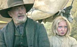 Tom Hanks and Helena Zengel in News of the World