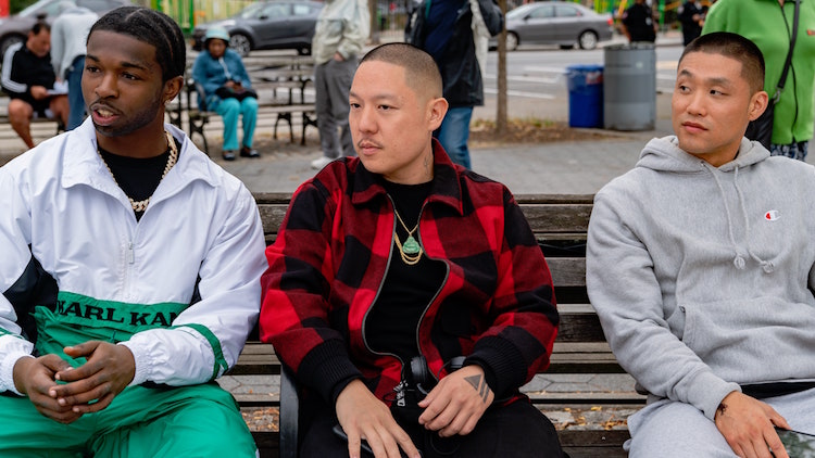 Pop Smoke, Eddie Huang, and Taylor Takahashi in Boogie