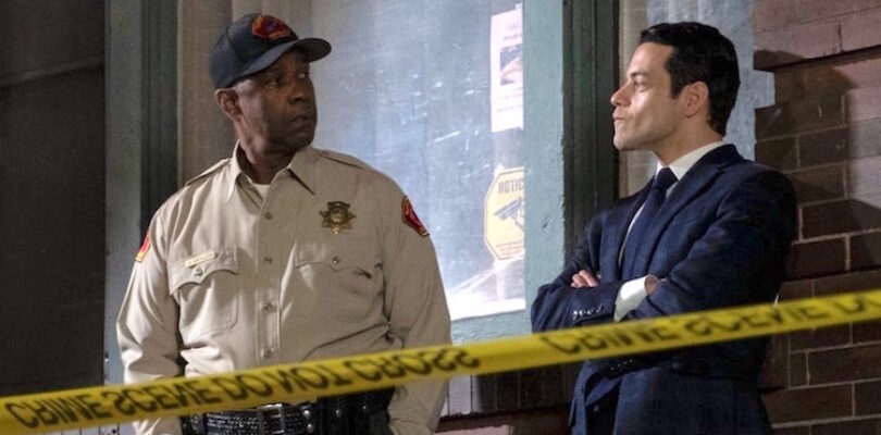 Denzel Washington and Rami Malek in The Little Things