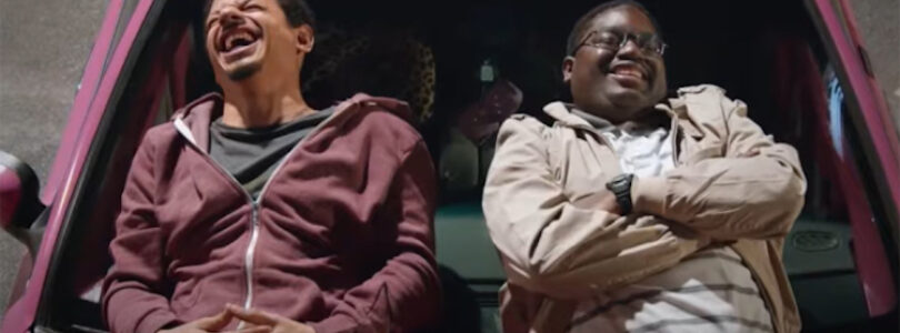 Lil Rel Howery and Eric André in Bad Trip