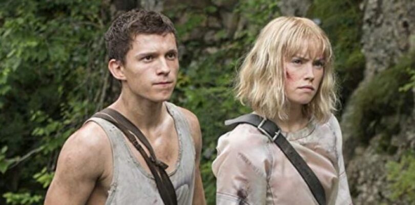 Tom Holland and Daisy Ridley in Chaos Walking