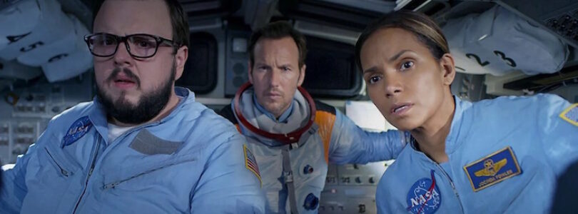 John Bradley, Patrick Wilson, and Halle Berry in Moonfall