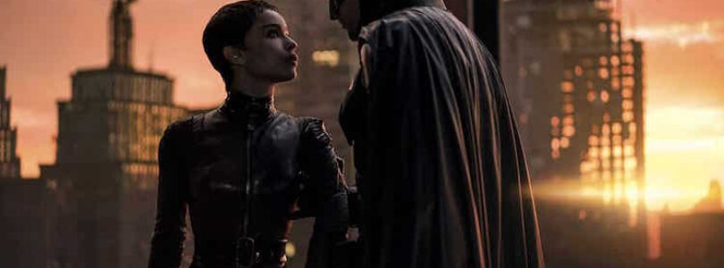 Robert Pattinson and Zoë Kravitz in The Batman