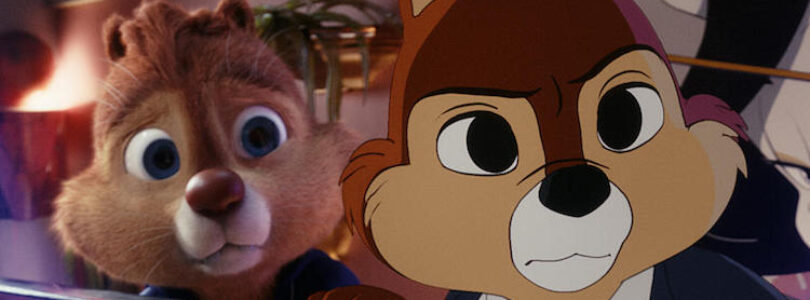 Andy Samberg and John Mulaney in "Chip 'n' Dale: Rescue Rangers."