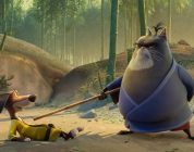 Michael Cera as 'Hank' and Samuel L. Jackson as 'Jimbo' in "Paws of Fury: The Legend of Hank."