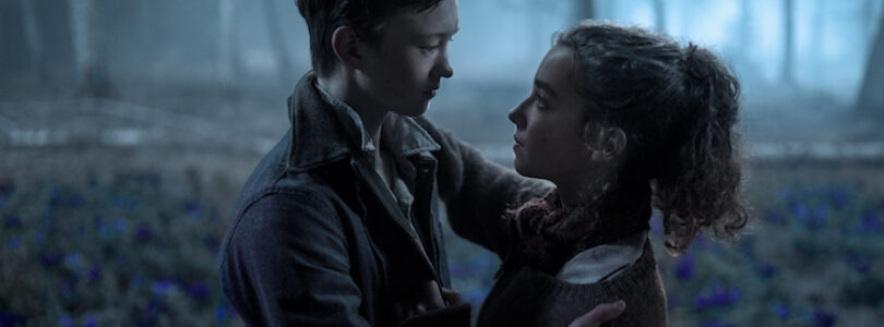 Orlando Schwerdt as Julien and Ariella Glaser as Sara in "White Bird: A Wonder Story." Photo Credit: Larry Horricks; © 2021 Lionsgate.