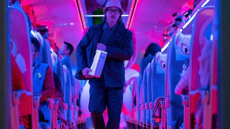 Brad Pitt in "Bullet Train."