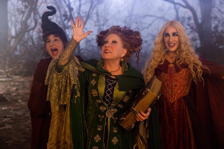 Kathy Najimy, Bette Midler, and Sarah Jessica Parker in "Hocus Pocus 2."