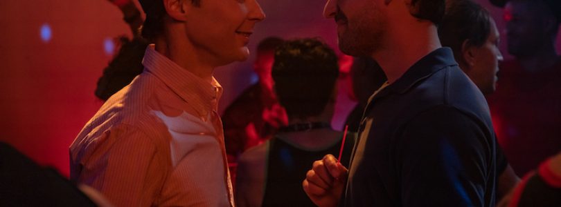 Jim Parsons and Ben Aldridge in "Spoiler Alert"