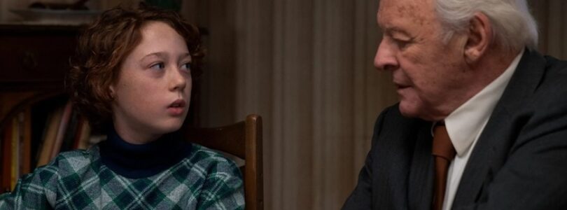 Anthony Hopkins and Banks Repeta in "Armageddon Time"