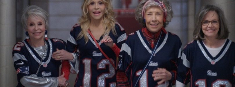 (L-R) Rita Moreno, Jane Fonda, Lily Tomlin, and Sally Field in "80 for Brady.