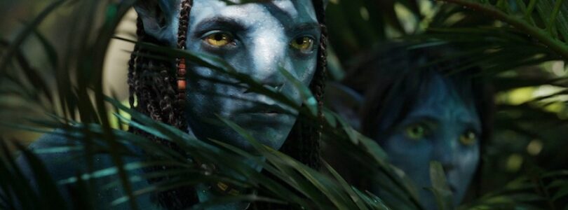 Sigourney Weaver and Britain Dalton in "Avatar: The Way of Water"