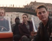 Tom Cruise, Ving Rhames, Rebecca Ferguson, and Simon Pegg in "Mission: Impossible - Dead Reckoning Part One"