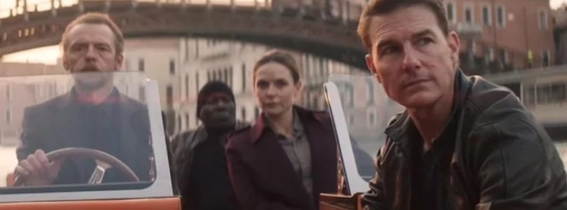 Tom Cruise, Ving Rhames, Rebecca Ferguson, and Simon Pegg in "Mission: Impossible - Dead Reckoning Part One"