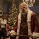 Alexis Louder as Linda and David Harbour as Santa Claus in "Violent Night"