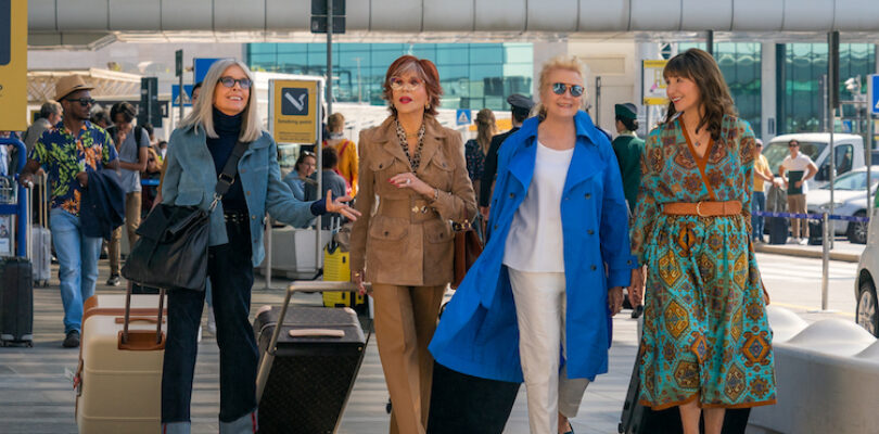 Diane Keaton (from left) stars as Diane, Jane Fonda as Vivian, Candice Bergen as Sharon, and Mary Steenburgen as Carol in "BOOK CLUB: THE NEXT CHAPTER."
