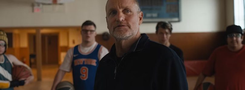 Woody Harrelson, Ashton Gunning, Tom Sinclair, James Day Keith, and Casey Metcalfe in "Champions."