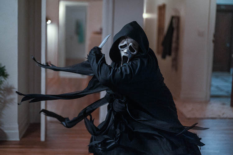 Ghostface in Paramount Pictures and Spyglass Media Group's "Scream VI."
