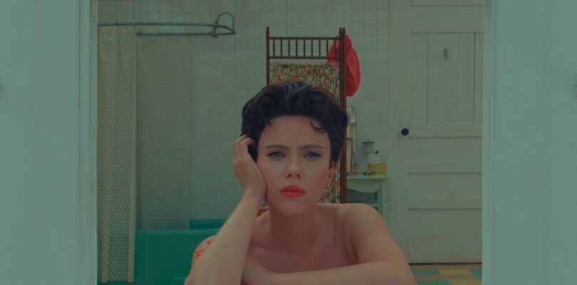 Scarlett Johansson in director Wes Anderson's "Asteroid City," a Focus Features release.