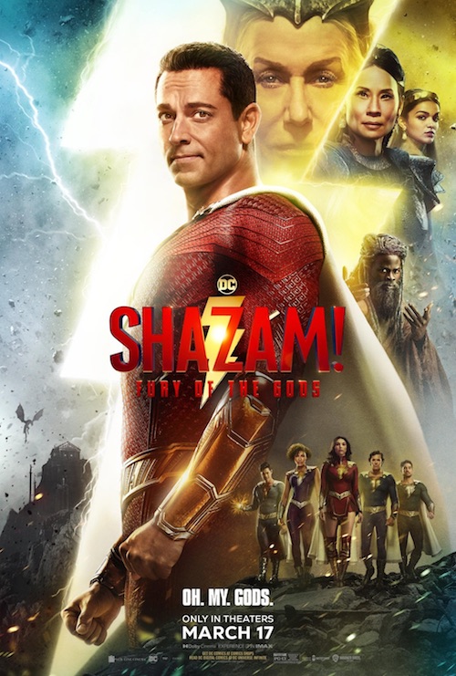 "Shazam! Fury of the Gods" poster