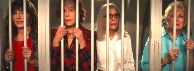 Mary Steenburgen (from left). Jane Fonda, Diane Keaton, and Candice Bergen in "Book Club: The Next Chapter."