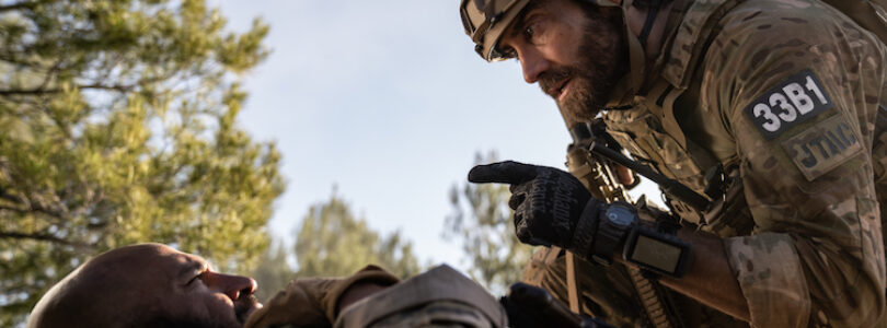 Dar Salim (left) and Jake Gyllenhaal (right) in Guy Ritchie's "The Covenant."