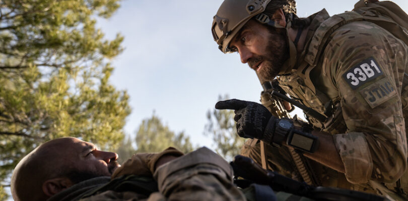 Dar Salim (left) and Jake Gyllenhaal (right) in Guy Ritchie's "The Covenant."