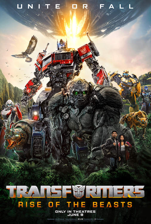 "Transformers: Rise of the Beasts" poster